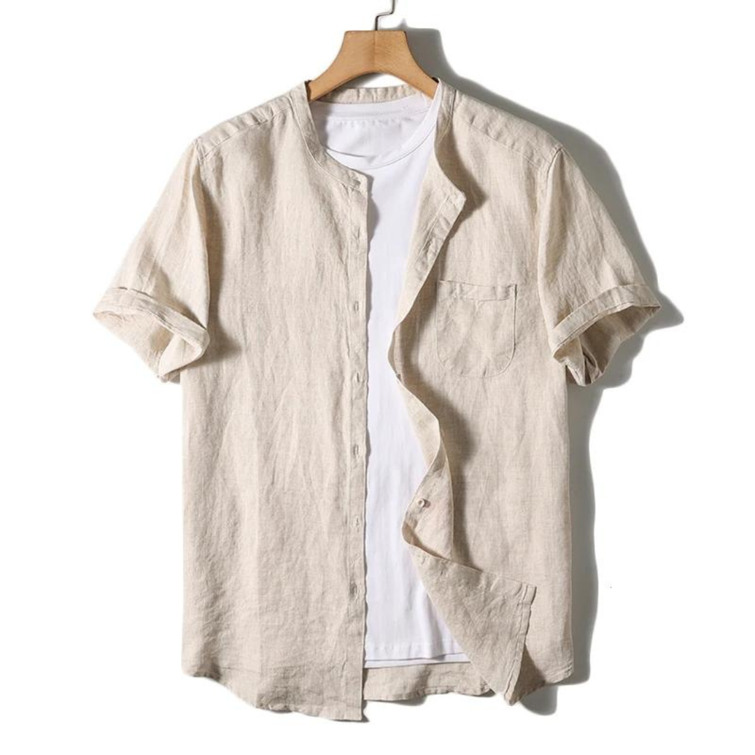 Crete Linen Short Sleeve Shirt