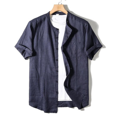 Crete Linen Short Sleeve Shirt