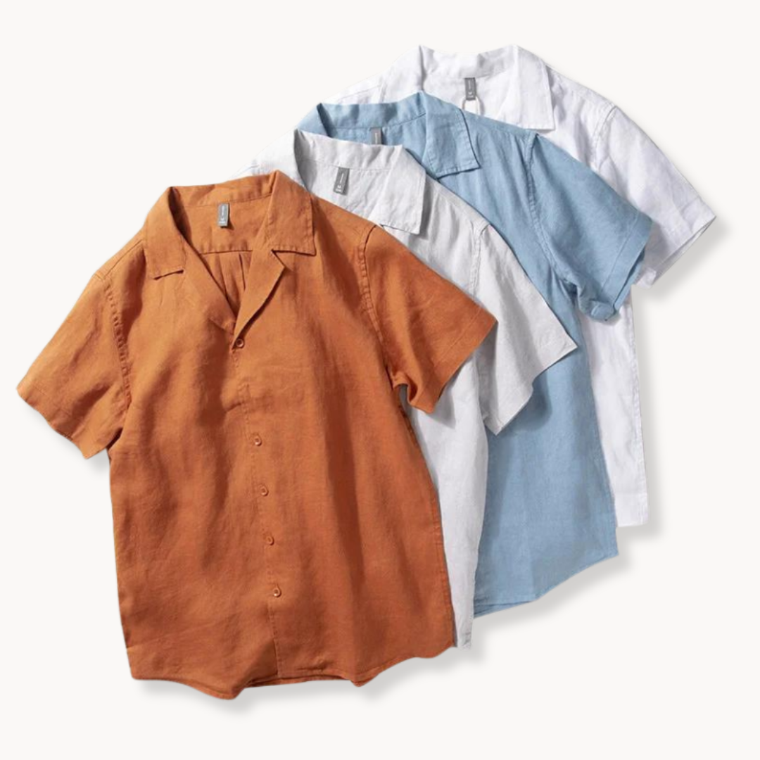 Rico Cotton Camp Collar Shirt