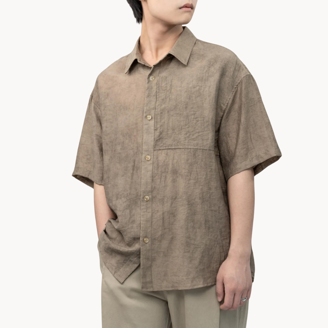 Sundeck Soft Linen Camp Collar Shirt