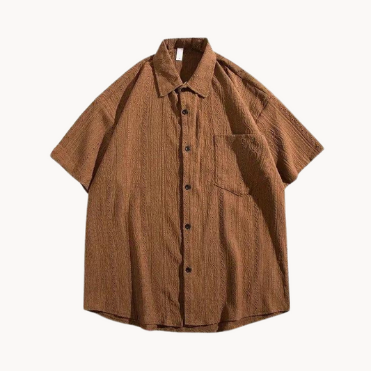 Driftwood Oversize Button Polo