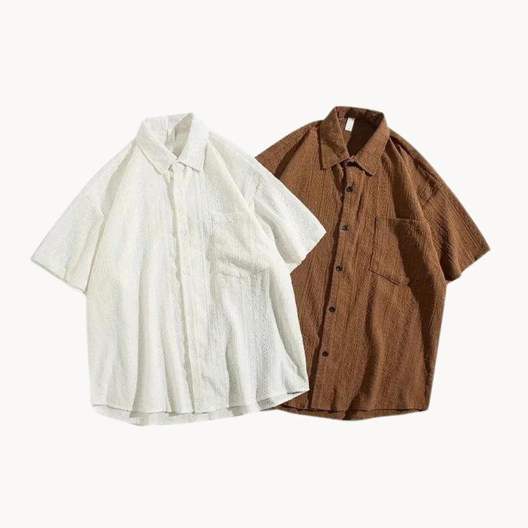 Driftwood Oversize Button Polo