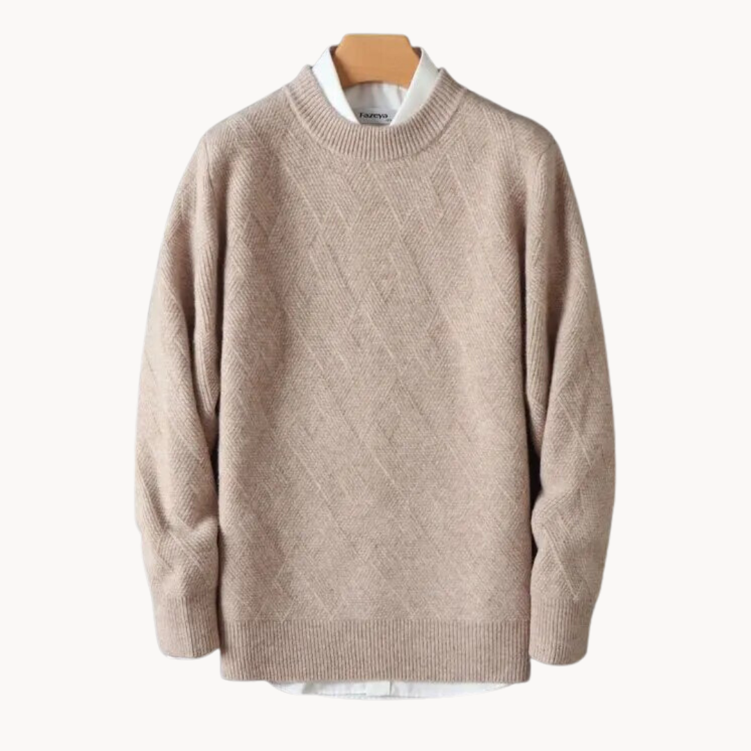 Jacquard Knit Sweater