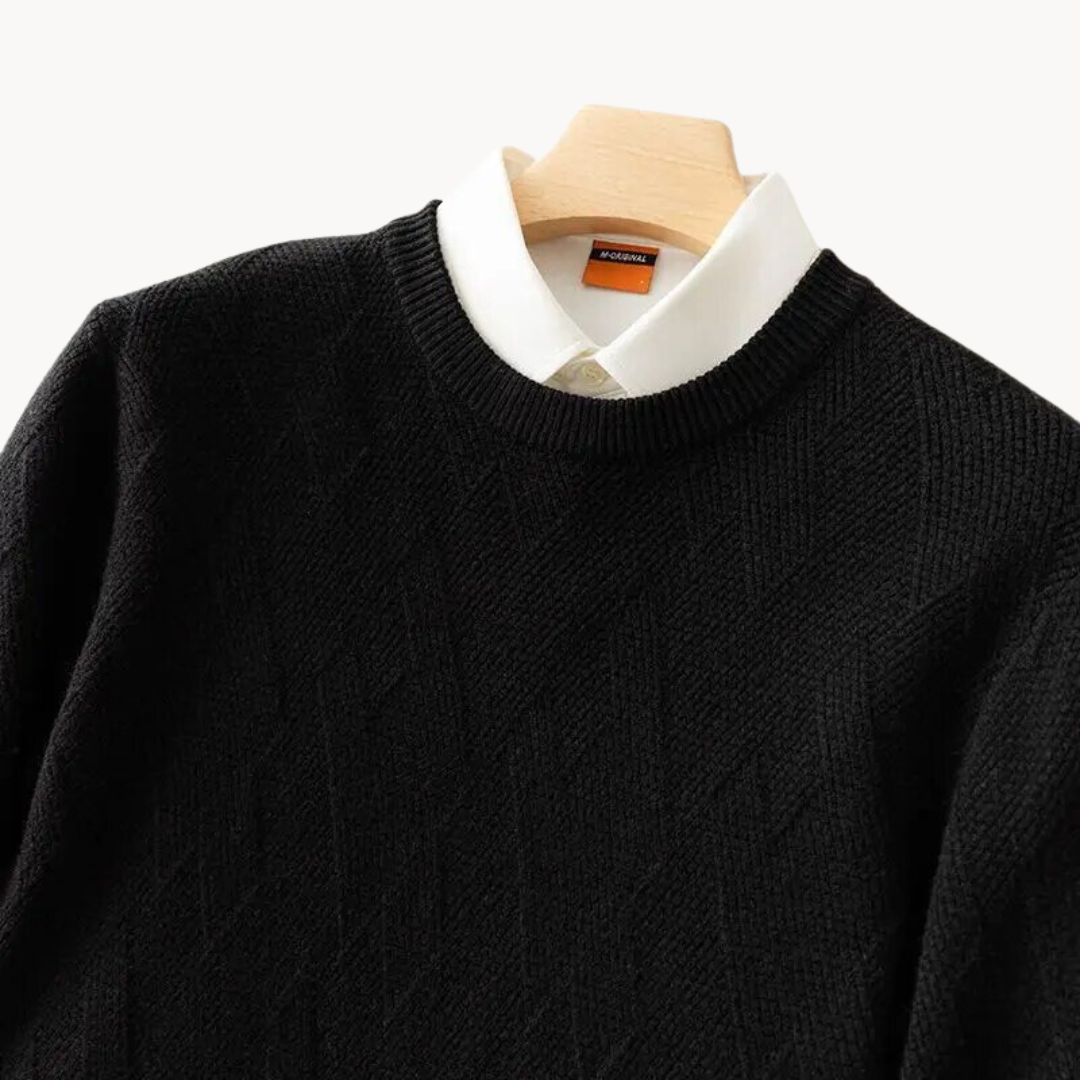 Jacquard Knit Sweater