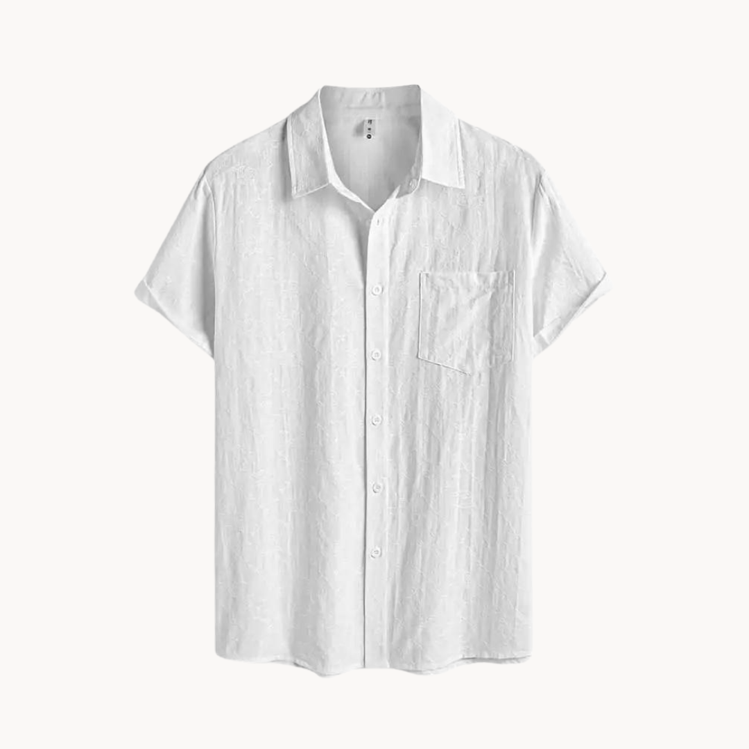 Cotton Jacquard Polo Shirt