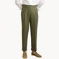 Vento Linen Cotton Pleated Trouser