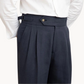 Vento Linen Cotton Pleated Trouser