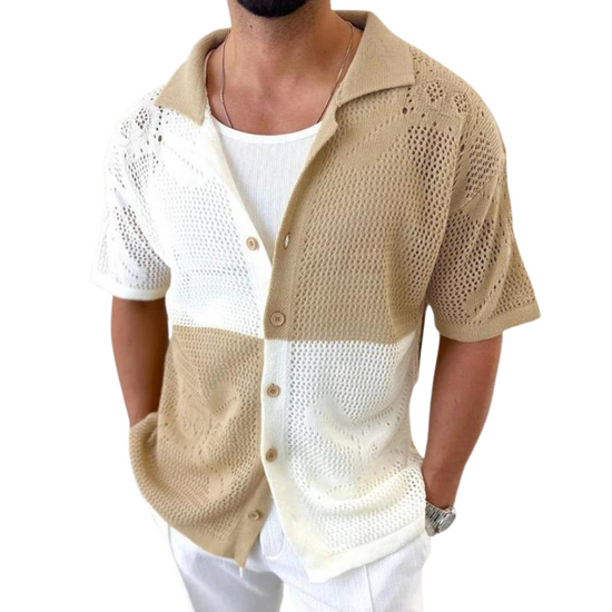 Cascade Knitted Mesh Shirt