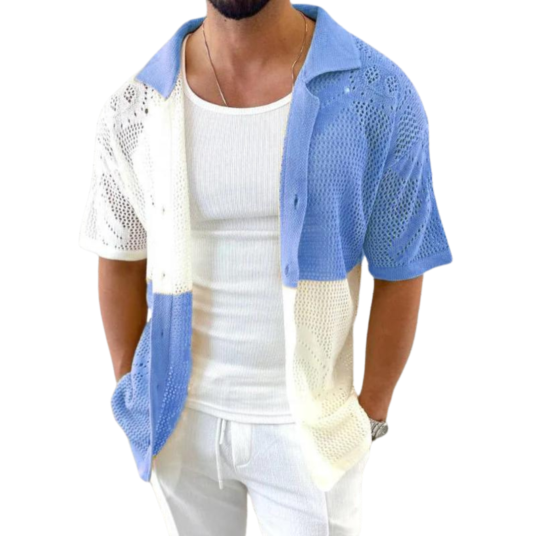 Cascade Knitted Mesh Shirt