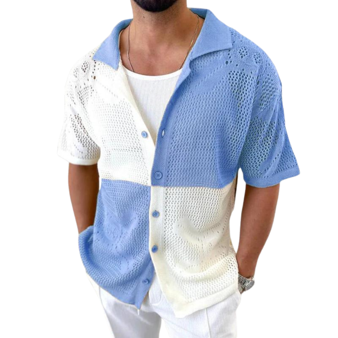 Cascade Knitted Mesh Shirt