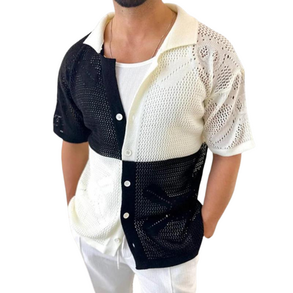 Cascade Knitted Mesh Shirt