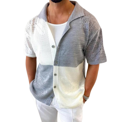 Cascade Knitted Mesh Shirt