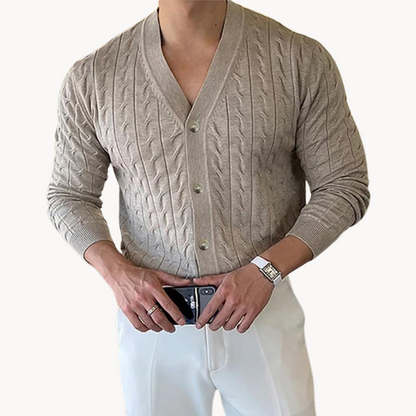 Aspire Cable Knit Cardigan