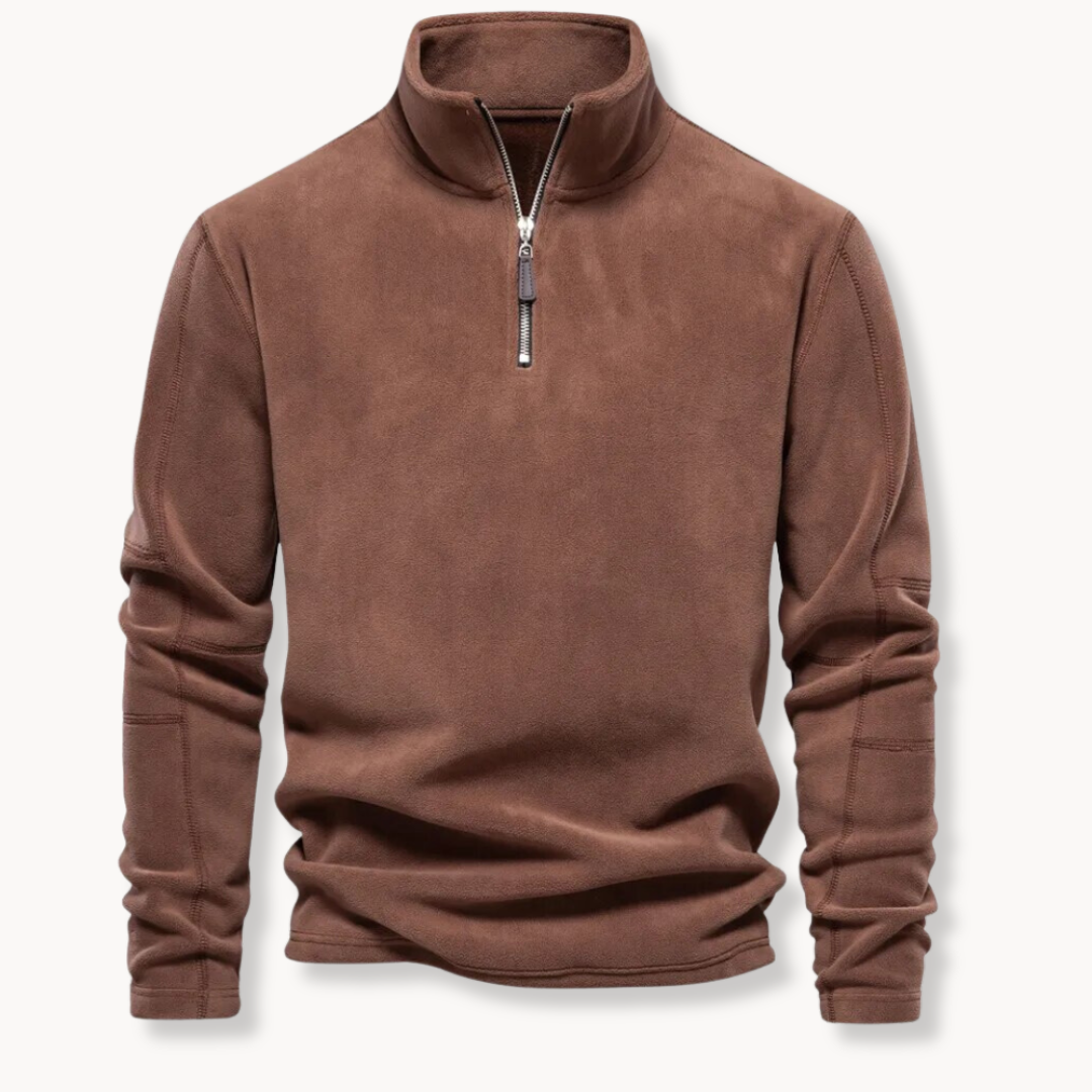 Kael Quarter Zip Fleece Sweater