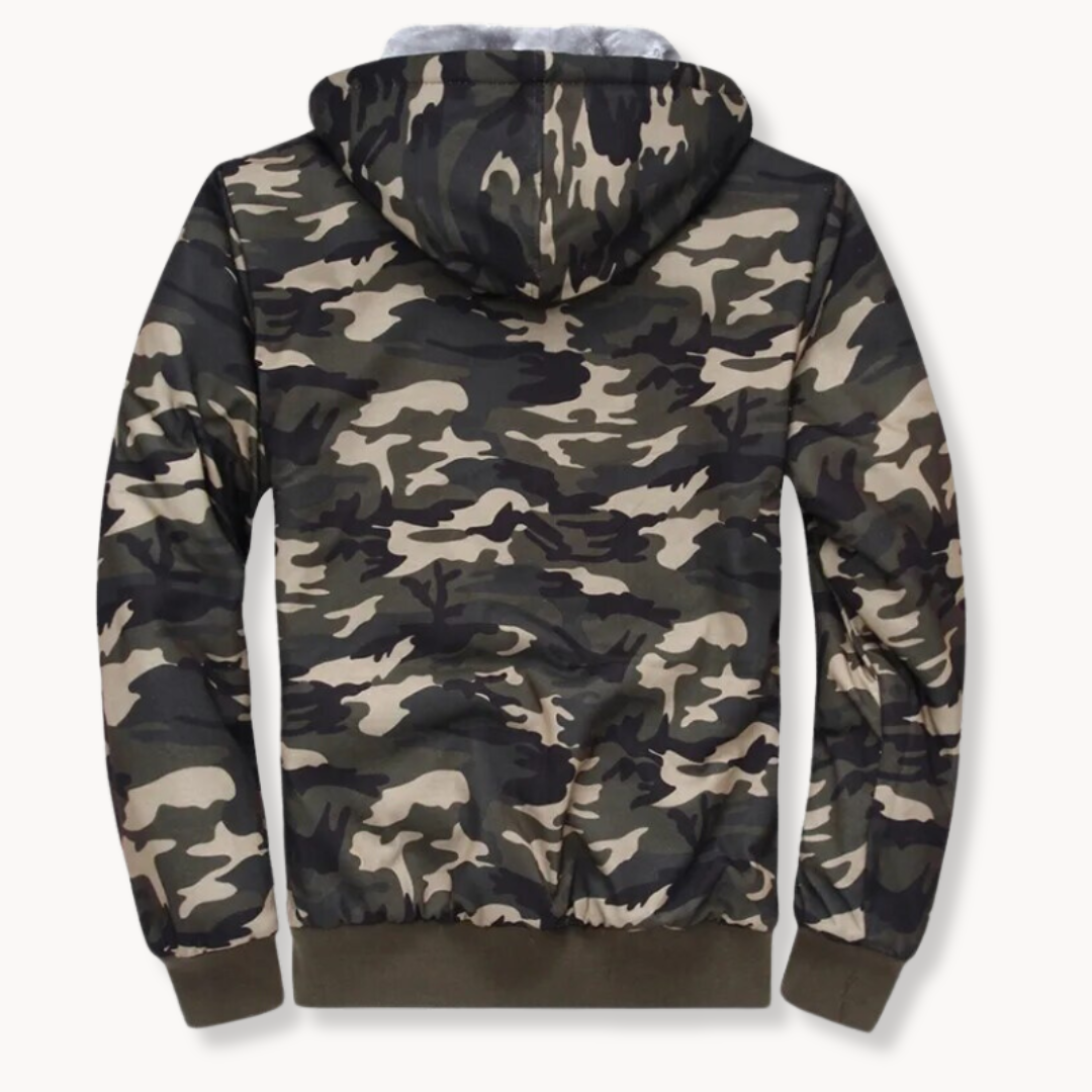 Winter Plush Camo Jacket