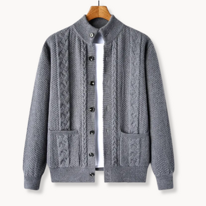 Cable Wool Cardigan