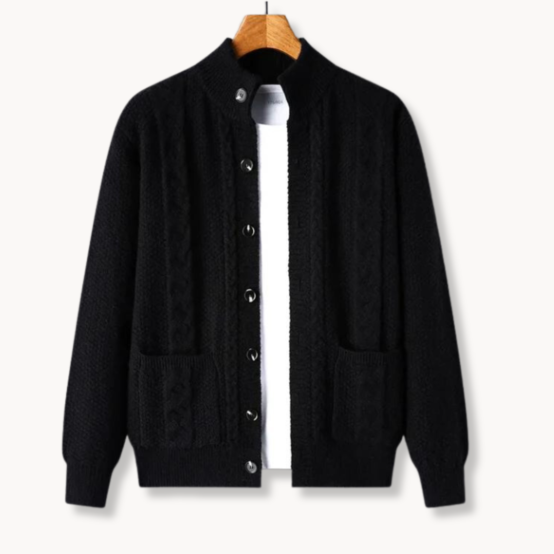 Cable Wool Cardigan