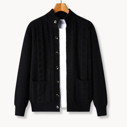 Cable Wool Cardigan