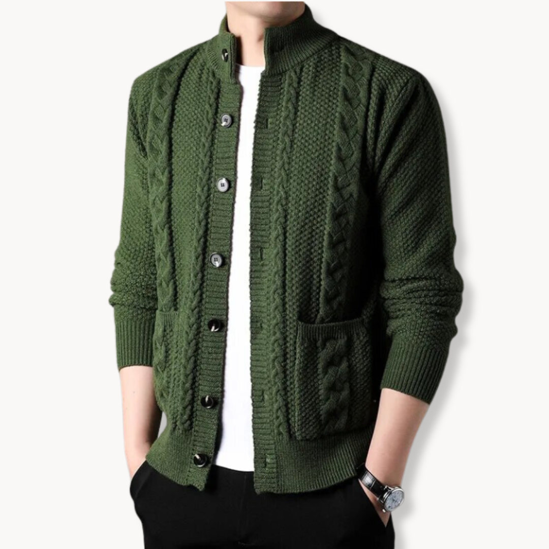 Cable Wool Cardigan