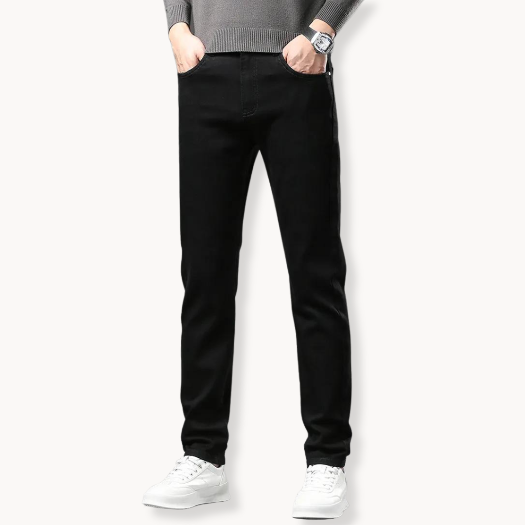 Winter Fleece Straight Jeans