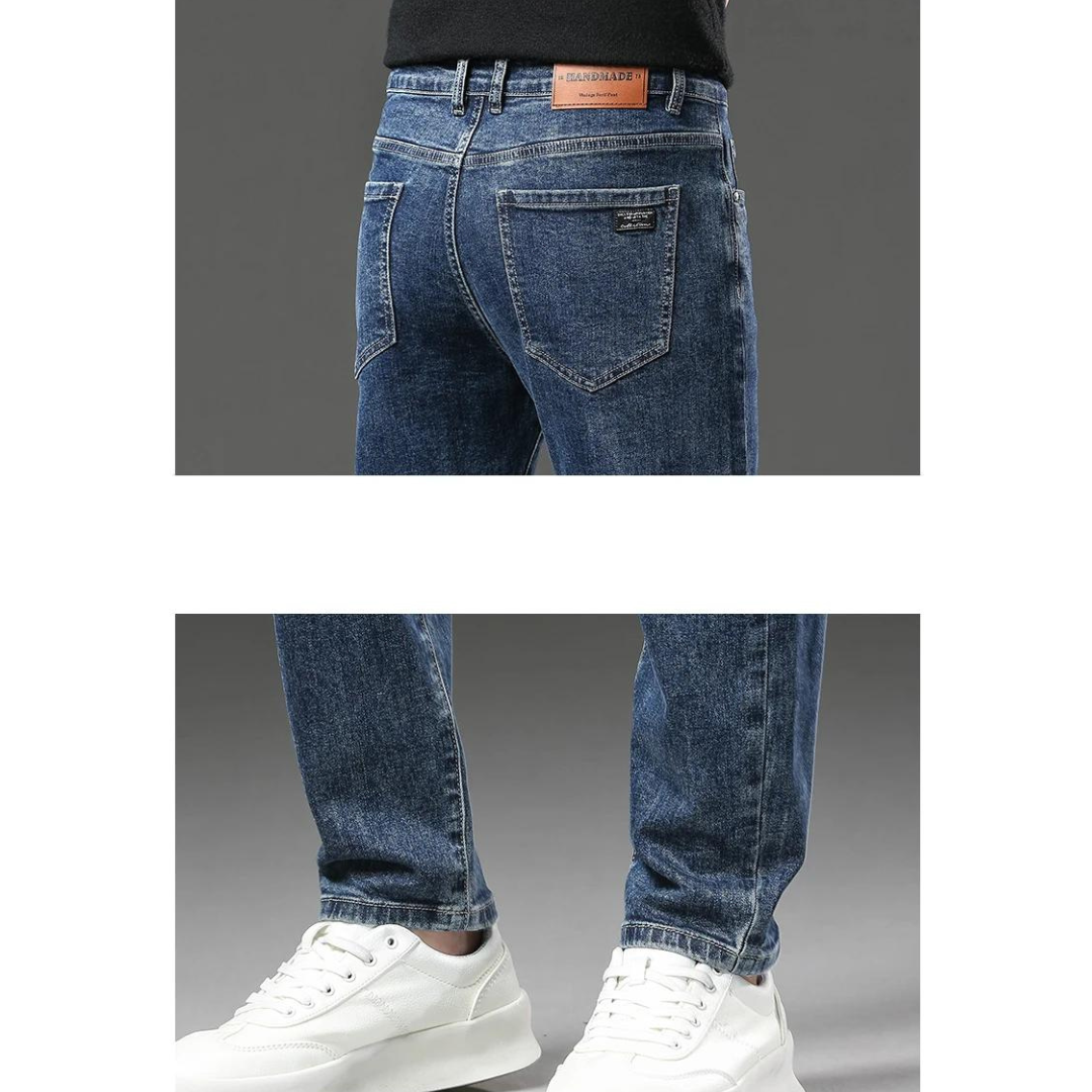 Winter Fleece Straight Jeans