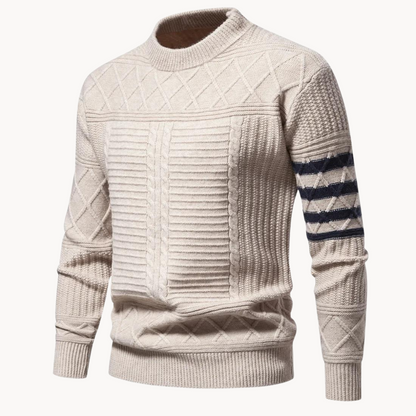 Lev Cable Crewneck Sweater