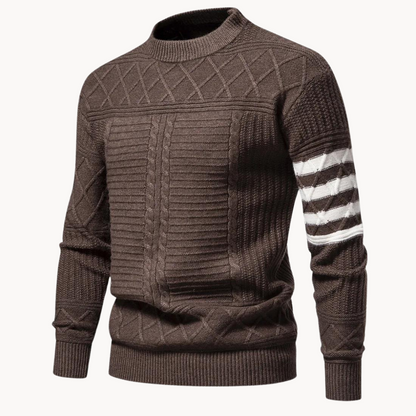 Lev Cable Crewneck Sweater