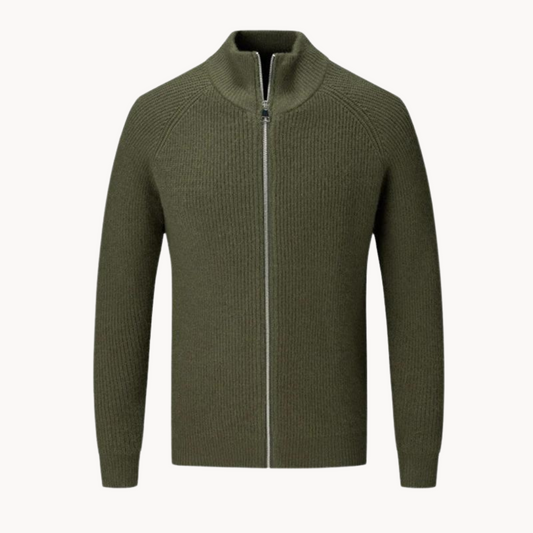 Ridgeline Cashmere Zip Sweater