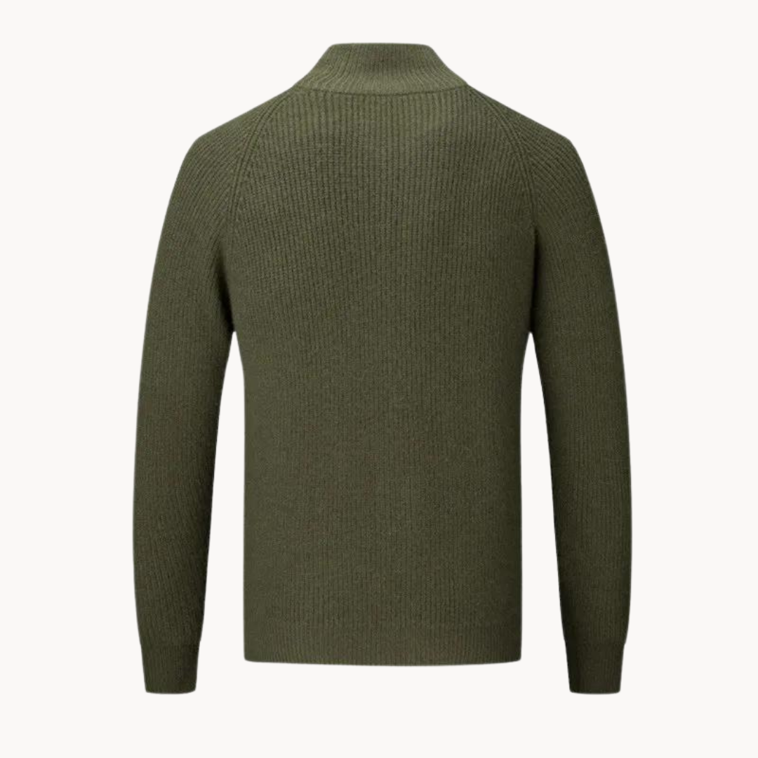 Ridgeline Cashmere Zip Sweater