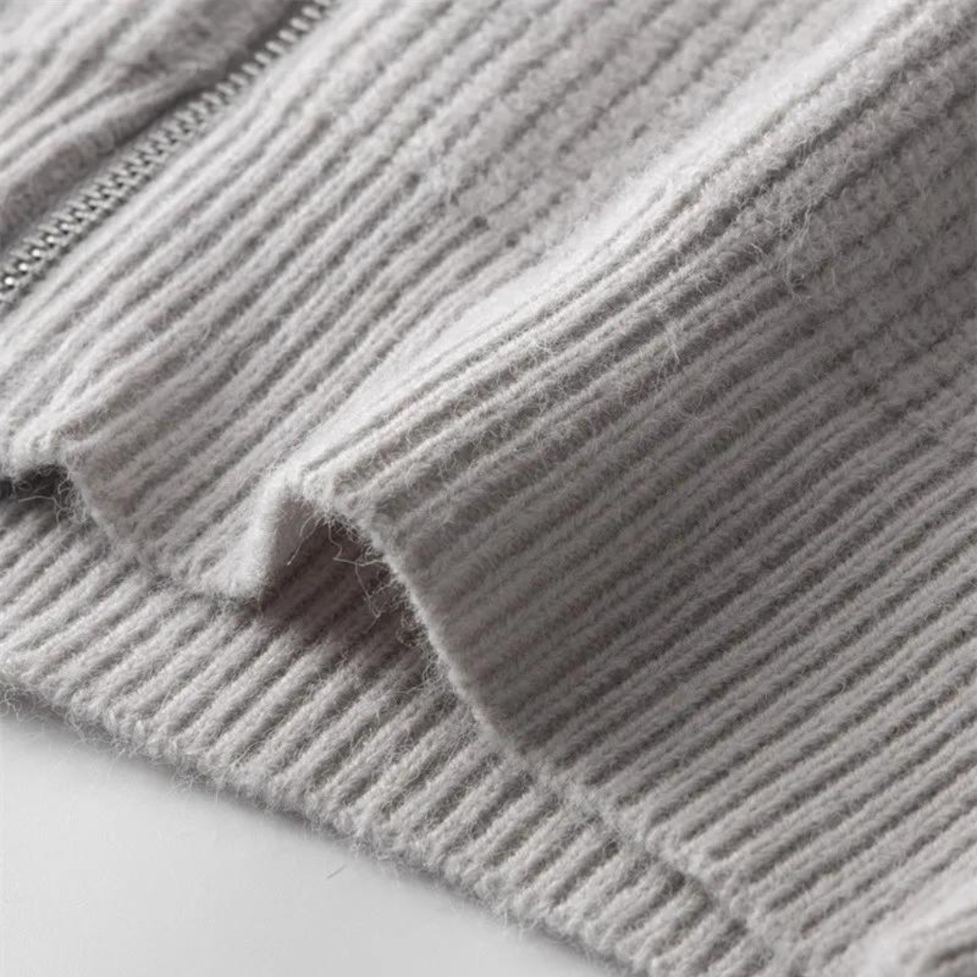 Ridgeline Cashmere Zip Sweater