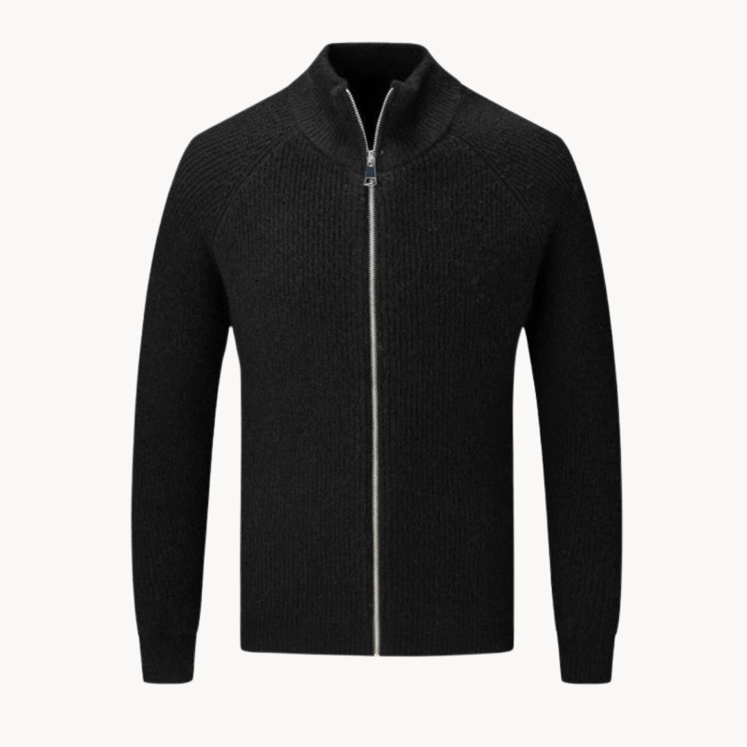 Ridgeline Cashmere Zip Sweater