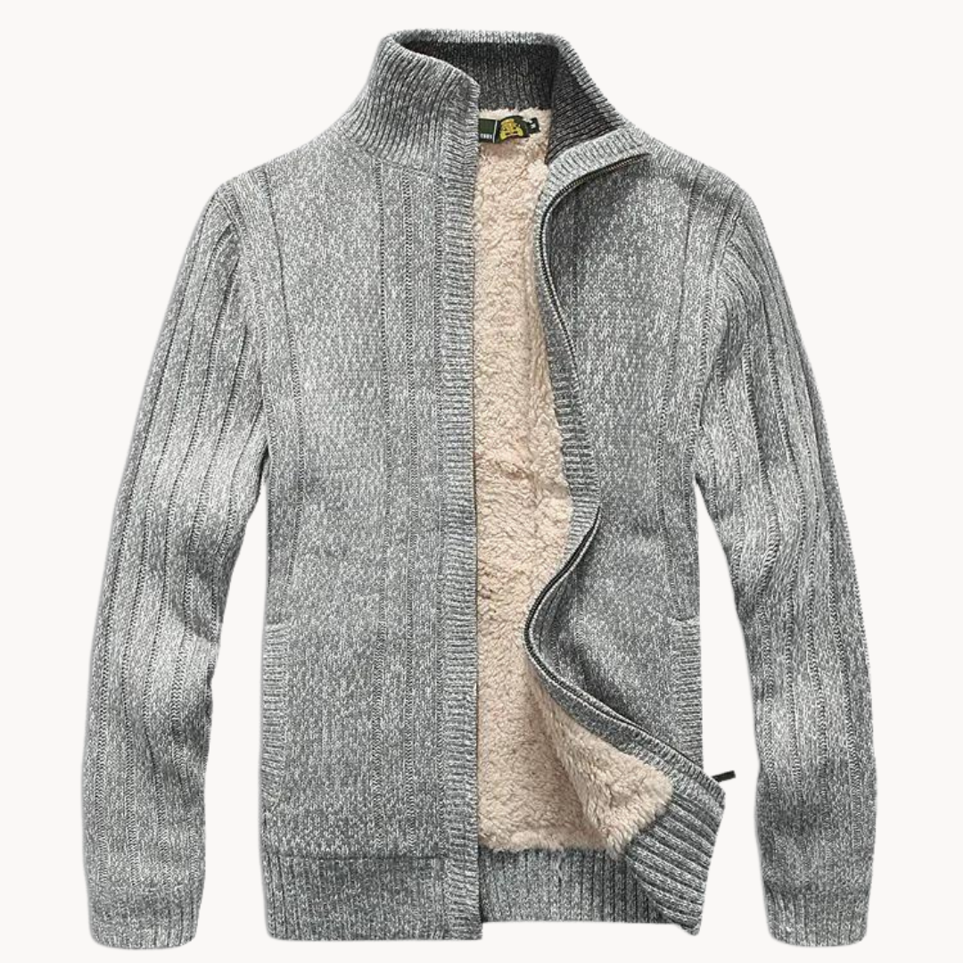 Cascadia Cozy Knit Zip Cardigan