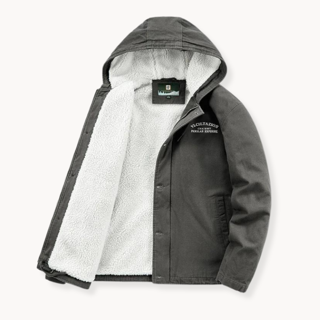 Arctic Haven Fleece Lined Hooded Jacket