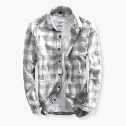 Genoa Plaid Long Sleeve Shirt