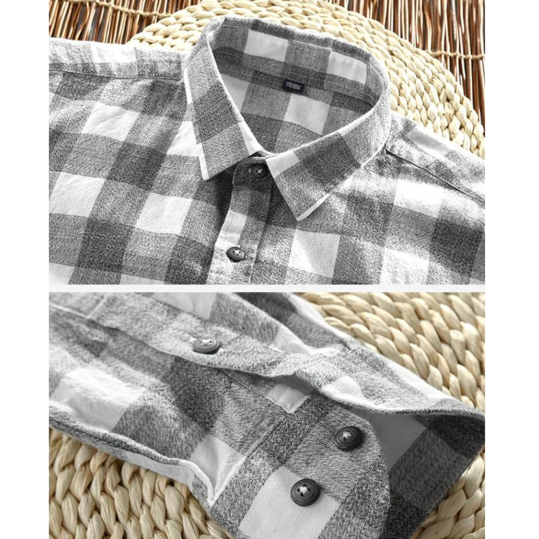 Genoa Plaid Long Sleeve Shirt