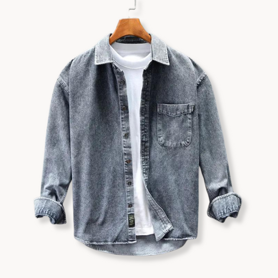 Denim Retro Washed Shirt