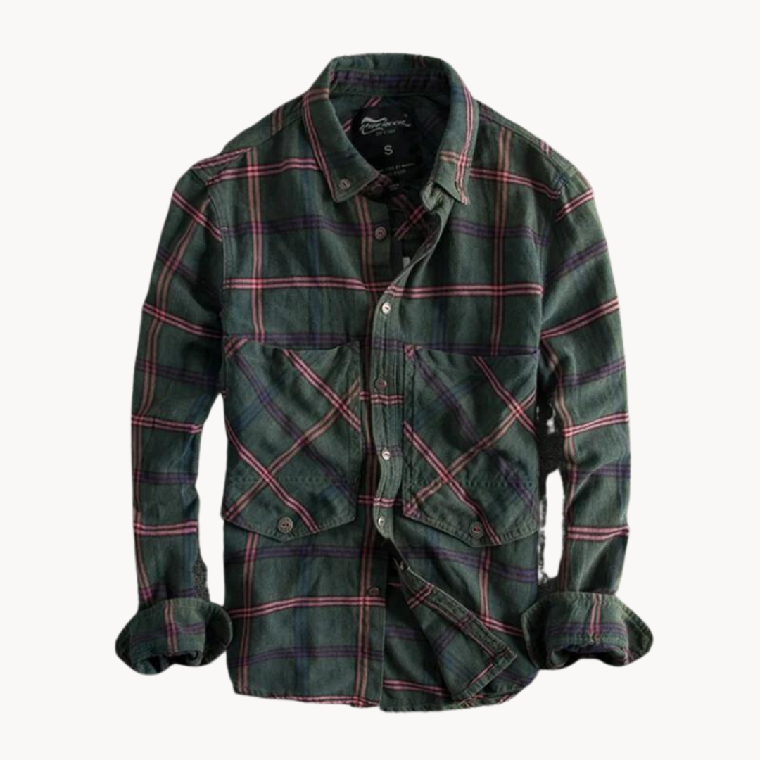 Autumn Ember Plaid Flannel