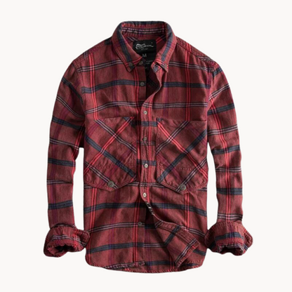 Autumn Ember Plaid Flannel