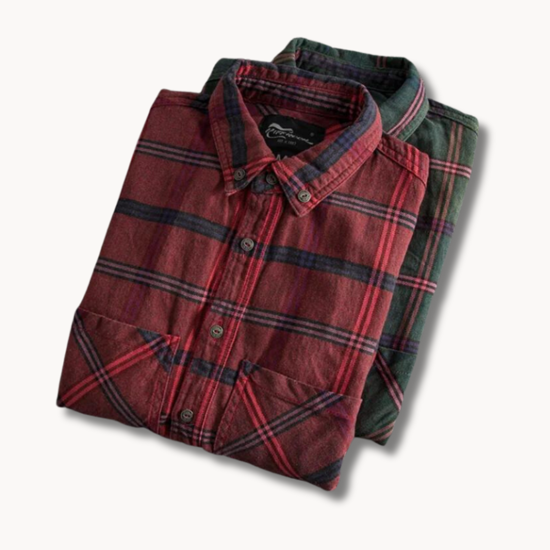 Autumn Ember Plaid Flannel