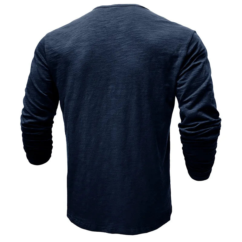 Classic Comfort Cotton Henley